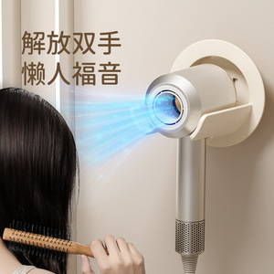 Lazy Hair Dryer Storage Rack Wall Mounted Corner Mount Matte White Durable Bathroom Shelf - Product Image 4