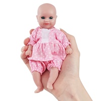 6 Zoll Mini Reborn Baby puppen Sweet Girl Voll silikon körper Bestes Geschenk für Kinder