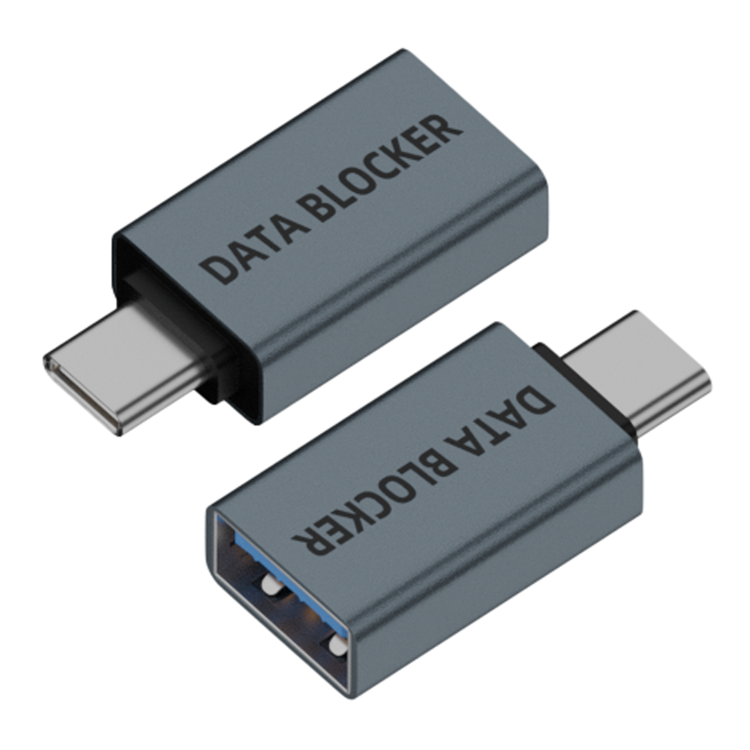 Type C mâle vers USB A femelle Gris