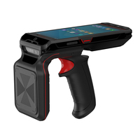 Alta calidad de grado Industrial resistente Pda de mano Uhf Rfid lector Android 2D escáner de código de barras PDAs móviles