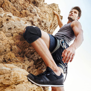 <b>Men</b> Women Patella Knee Support Brace <b>for</b> Gym Workout Sports Pain Relief Compression Sleeve Wrap Adjustable Patella Knee Support - Product Image 6