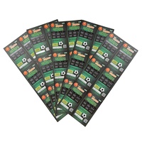 Billets de loterie à gratter, bande de billets connectée détachable, cartes de loterie à gain immédiat, impression de billets de jeu