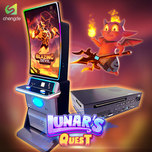 เครื่องเกมส์ Lunar's Quest รุ่นใหม่ สีเงิน ขนาด 43 นิ้ว จอโค้งแนวตั้งแบบสัมผัส ตัวเครื่องโลหะ - Product Image 1
