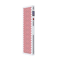 Panneau de luminothérapie rouge pour tout le corps avec support |   LED de qualité médicale avec 8 longueurs d'onde, design ultra-fin, prise américaine |   Usage domestique et commercial
