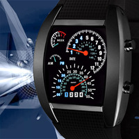 Montres électroniques LED en gros, montres de sport en plastique carrées, montres électroniques unisexes, montres de sport pour hommes