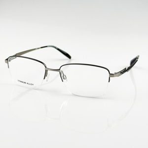 Thượng Hải jheyewear nửa gọng Retro linh hoạt Bộ nhớ kim loại Marcos opticos khung quang - Product Image 2