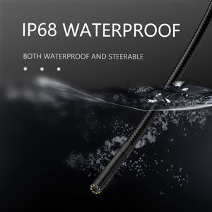 Cámara endoscópica Industrial, boroscopio de inspección impermeable con dirección de 180 grados, 5G, WIFI, 8MM, HD1080P, rotación de 360, caja de herramientas - Product Image 2