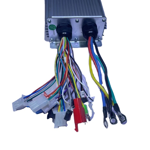 Electric Vehicle Controller Three-mode Sinusoidal Wave Double-row 18-tube 48V-64V-1200W DC Brushless