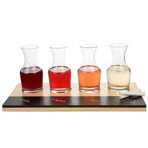 Accesorios para Bebidas: Bandeja de Madera Marrón Oscuro para Servir 4 Vasos de Cerveza con Pizarra para <span class=keywords><strong>Erdinger</strong></span> de Russia Abbey's - Product Image 2
