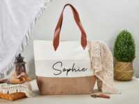 Sac à cordon en jute imperméable doublé 2026 - Pochette de rangement réutilisable pour chaussures de sport