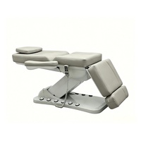 Fauteuil de traitement électrique inclinable blanc avec repose-jambes réglable et commande au pied – Vente en gros