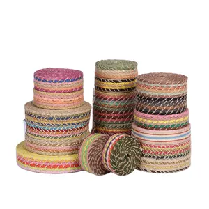 Cotton Jute Lace Trim ribbons and laces for crafts and laces for crafts string roll jute hemp webbing