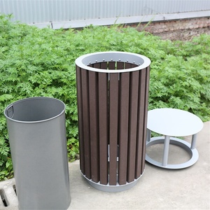 Contenedor de Basura para Exteriores, Cubo de Basura Ecológico para Parques y Calles, Contenedor de Reciclaje Público y Comercial - Product Image 4