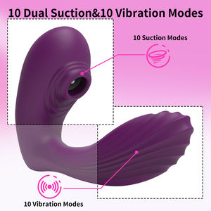 Vibratore per succhiare il clitoride con 10 modalità di intensità per le donne, stimolatore di aspirazione per capezzoli clitoride silenzioso ricaricabile impermeabile - Product Image 3