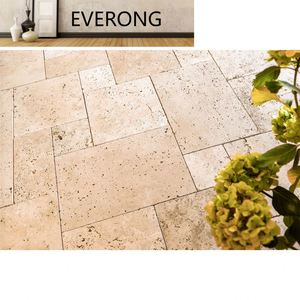 Prix de gros Extérieur dégringolé Beige Français Versailles Terassenplatten Carreaux de pierre de travertin Pavés pour sol de piscine - Product Image 5