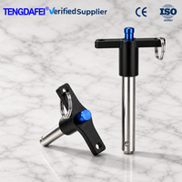 TENGDAFEI Goupille à bille à dégagement rapide en acier inoxydable 304 avec poignée en T pour machines industrielles et ingénierie 5mm-25mm