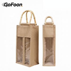 Hot Sale Dust Bag Single and Double Boxes Promotional Tote Bags Baskets for Wine and Liquor Gift Packaging