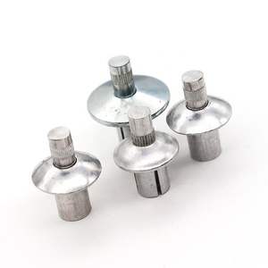Rivets aveugles à tête ronde en aluminium et acier inoxydable, brillants, non revêtus, à frapper - Product Image 1