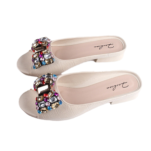 Nouvelles Chaussures Plates Décontractées pour Femmes, Style Français, Sandales à Bout Ouvert pour l'Extérieur - Product Image 2