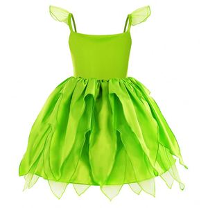 Nueva llegada niños TV película <span class=keywords><strong>Tinkerbell</strong></span> Cosplay disfraz con ala niños niña <span class=keywords><strong>Tinkerbell</strong></span> fiesta elegante <span class=keywords><strong>princesa</strong></span> vestido - Product Image 1