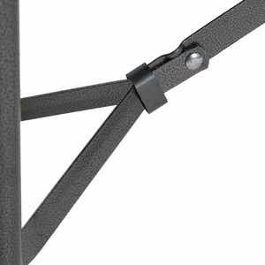Banco Plegable de Plástico para Jardín, <span class=keywords><strong>Camping</strong></span> o <span class=keywords><strong>Bistro</strong></span>, de 6 Plazas, 180 cm, Color Negro, de Mimbre, Marca Manufacturer - Product Image 6