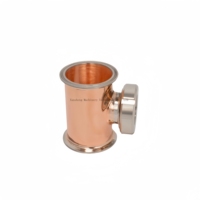 2 "3" 4 "6" 8 "10" 12 "20" colonne de distillation d'alcool miroir en cuivre reflux équipement de distillation à trois voies accessoires vente au détail