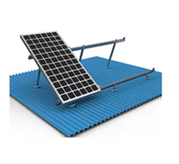 Support de montage solaire encadré en alliage d'aluminium Module solaire PV Structure au sol pour toit