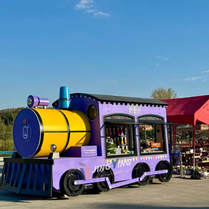 Carreta <span class=keywords><strong>de</strong></span> Barbacoa con Diseño <span class=keywords><strong>de</strong></span> <span class=keywords><strong>Tren</strong></span>, Asador Integrado, Camión <span class=keywords><strong>de</strong></span> Comida Móvil, Funciona con Gasolina, Certificación CE/DOT/COC - Product Image 2