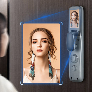 Cerradura de puerta inteligente Elock ES273, manija de puerta electrónica delgada, 6068 mortaja, cerdas 3D Face Tuya, aplicación WiFi, cerraduras inteligentes - Product Image 3
