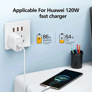 สายชาร์จเร็วแบบ Type C 6A 120W สำหรับ Huawei P40 P30 สายชาร์จและถ่ายโอน<span class=keywords><strong>ข้อมูล</strong></span> USB C สำหรับ Xiaomi Redmi 13 Pro Oneplus <span class=keywords><strong>OPPO</strong></span> - Product Image 3