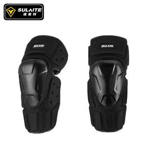 Sulaite - Rodilleras y coderas profesionales de fibra de carbono transpirable para ciclismo, patinaje y rollerblade, unisex - Product Image 3