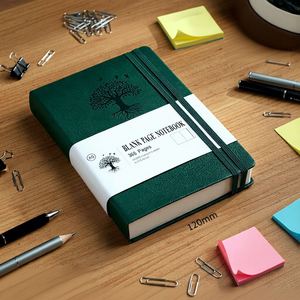 Agenda en cuir PU personnalisé avec logo 2026, avec élastique, couverture rigide, carnet vierge, carnet de voyage, carnet de croquis - Product Image 1