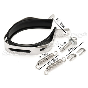 Pot d'échappement de moto/scooter 310 mm 35-51 mm en fibre de carbone pour ATV Quad, embout d'échappement pour Honda CBR250 CB400 YZF FZ400 Z750 - Product Image 6