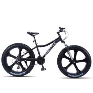Vélo de montagne pour adultes de 26 pouces avec suspension avant, frein à disque, vitesses, fourche en acier pour le cyclisme hors route - Product Image 2