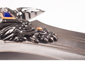 Espada de Garra de Dragón Frostmournful de World of <span class=keywords><strong>Warcraft</strong></span>, Espada Totalmente Metálica de 108 cm, 4 kg, Modelo de Arma, Decoración del Hogar, Artículo CSO para Exhibición - Product Image 6