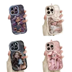 Cartoon Fantasy Girl Phone Case Suitable for iPhone 13 Phone Case iPhone 14 promax Anti Drop 12/11 All Inclusive XS/XR/7