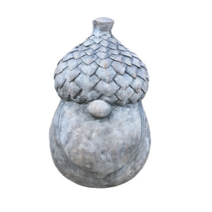 Ornement de sol en forme de cône de pin, 22x18.5x35cm, résistant aux intempéries, décoration de jardin, artisanat, décoration extérieure - Product Image 4