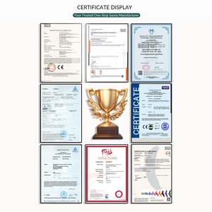 Sauna Interior de Madera Maciza de Hemlock Moderna, de Bajo EMF, con Infrarrojos Lejanos, para Gimnasio en Casa, Dormitorio, Apartamento, Villa, para 1 Persona, Venta Caliente OEM - Product Image 4