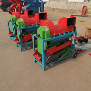 Mini <b>Harvester</b> Multifunctional Garlic Threshing Machine Gear Drive <b>Red</b> Color - Product Image 1
