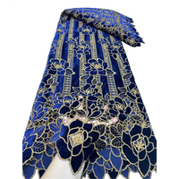 Nouveaux designs 2024 – Sacs en dentelle vintage brodés de paillettes GUIPURE en velours soluble dans l'eau 100 % polyester de haute qualité, style africain