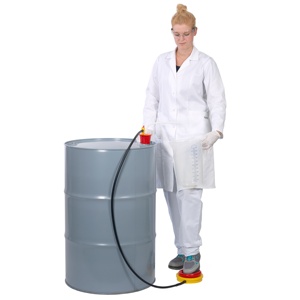 Suministros de laboratorio Altamente flexible y adaptable Hasta 220 litros de capacidad Bomba desechable para contenedores de líquidos - Product Image 2