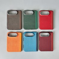 JOYPORODO V-K01 Coque arrière en fibre d'aramide pour iPhone, vente en gros, compatible chargeur magnétique sans fil, présentoir de vente au détail