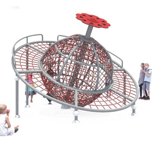 Diseño <span class=keywords><strong>de</strong></span> Plano <span class=keywords><strong>de</strong></span> Planta <span class=keywords><strong>de</strong></span> Parque Infantil con Estructura <span class=keywords><strong>de</strong></span> Alambre 3D, Domo Verde, Foso Central y Rampas <span class=keywords><strong>de</strong></span> Acceso - Product Image 3