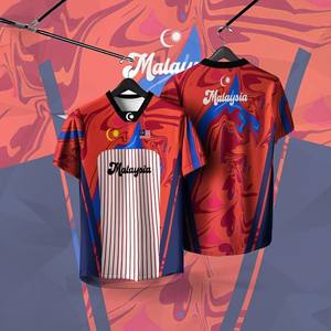 Design personalizzato del modello bandiera giorno dell'indipendenza t-shirt sportiva estiva da uomo t-shirt personalizzata logo e Design bandiera nazionale - Product Image 1