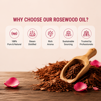 Huile essentielle de bois de rose 100% pure et fraîche, de haute qualité, pour massage corporel, soin des cheveux, aromathérapie, biologique