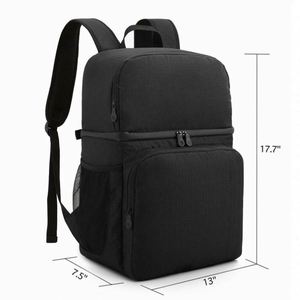 Mochila Nevera de Poliéster Impermeable de Doble Aislamiento de Alta Calidad para Turistas, Mochila Ligera para el Almuerzo con Compartimento Inferior - Product Image 3