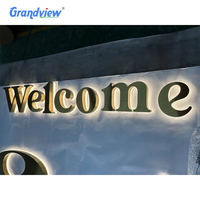 Enseigne lumineuse en lettres acryliques personnalisées, enseigne de salon de beauté, enseigne de magasin, logo 3D personnalisé, enseigne murale rétroéclairée