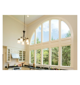 Doble acristalamiento, de corte térmico, ventana abatible de aluminio aislamiento de aluminio arco ventana <span class=keywords><strong>Villa</strong></span> - Product Image 6