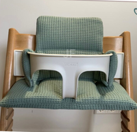 Housse de coussin pour chaise haute bébé pliable, personnalisée, en coton extra rembourré, écologique, lavable en machine, de haute qualité, pour soins infantiles