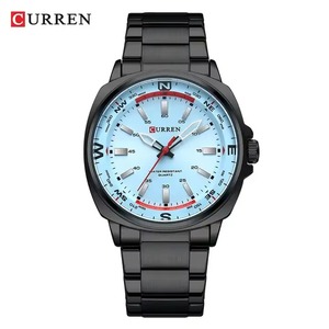 Reloj de Cuarzo de Lujo para Hombre Drioshipping, Modelo CURREN 8455, Correa de Acero Inoxidable de Alta Calidad, Resistente al Agua 3ATM, Alta Luminosidad - Product Image 1